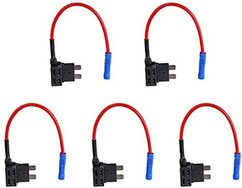GYMNASTIKA 5 Pcs 12V-24V Car Truck Standard Add Circuit Fuse Tap Piggy Back Blade Holder
