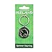Price comparison product image Metal Keychain With Green Lucky Spinning Shamrock