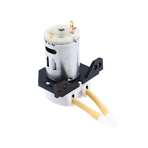Yosoo DC 12v D2 Kleine Dosierpumpe Peristaltik 2mm Kopf für Aquarienwasser Lab Analytische (D2 2*4) - 3