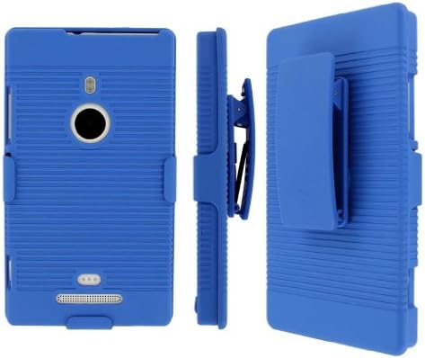Mpero Collection 3-In-1 Tough Kickstand Case for Nokia Lumia 925 - Blue