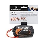 Material duro Ferrino Ferrino Silk Liner Mummy Saco de Dormir Tiempo Libre y Senderismo Unisex Adulto, Blanco (White), Talla Única