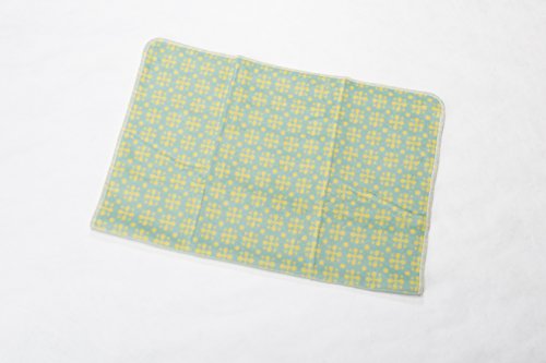 David Fussenegger 16385470 Maja 100% Baumwolldecke „Kleinmuster“ GOTS zertifiziert, Baumwoll-Mischgewebe, mintgrün, 100 x 75 x 100 cm - 2