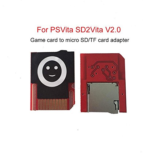 Para PsVita tarjeta de juego a Micro SD TF tarjeta adaptador de transferencia Push para expulsar para PSVita sd2vita 1000  2000  henkaku 3 60  Juego accessor       rojo