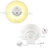 Blingco Wake Up Licht Wecker, Nachtlicht mit Sonnenaufgang Simulation Funktion, FM Radio Sounds, 6 Nature Sounds, Touch Control. - 6