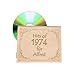 Produktbild Musik 1974 - Jahrgangsmusik-CD 1974 mit Ihrer individuellen Namens-Gravur - Geschenk zum 44. Geburtstag