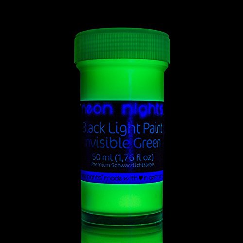 neon nights | Unsichtbare Schwarzlicht Farben | Fluoreszierende UV Leuchtfarbe | Paint Set 8 x 20ml Neon-Farben - 5