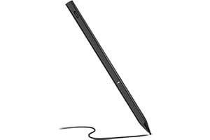 PCTC Stylus Pen for Lenovo Chromebook, Rechargeable for Lenovo Chromebook Duet/IdeaPad Flex 5, for HP Chromebook X360 14b, for ASUS/Acer Chromebook, 4096 Pressure, Spare Tips Included