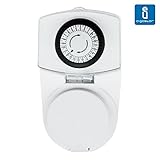 Potencia máxima 3680 watios Aigostar - Temporizador compacto eléctrico mecánico para exterior con funcionamiento 24 horas