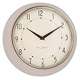 PLINT Retro Wanduhr Uhr Küchenuhr Dänisches Design Wall Clock Almost Black