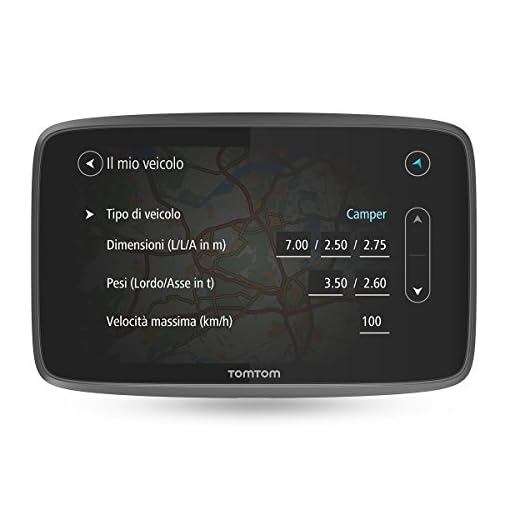 TomTom GO Camper Navigatore, 6 Pollici, con Aggiornamenti Tramite WiFi