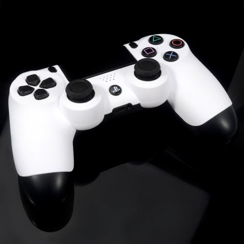 PS4 Oberschale für Dualshock 4 Controller – Soft Touch weiß - 3