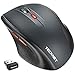 TeckNet Classic 2.4G Souris Sans Fil Wireless Mouse Optique, 2400 ppp, 5 niveaux de ppp ajustables, 6 Boutons, Durée de vie de la batterie 18 mois, Nano-Récepteur