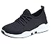 Produktbild ZIYOU Damen Freizeitschuhe, Bequeme Fitness Gymnastik Sport Schuhe/Outdoorschuhe Trainer Laufen Segelschuhe Sneaker Walkingschuhe(Schwarz,40 EU)