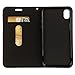Produktbild Ysimee Hülle kompatibel mit iPhone XS Max Schutzhülle Premium Leder Handyhülle Brieftasche-Stil Magnetisch Folio Flip Klapphülle Etui Brieftasche Hülle Schutzhülle Tasche Case Cover, Schwarz