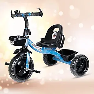 BABY TRICYCLE FOR KIDS TRICYCLE BLUE COLOUR KIDS TRICYCLE RECOMMENDED TRICYCLE FOR BABY GIRL OR TRICYCLE FOR BABY BOY OR TRICYCLE FOR TODDLER GIRL OR TRICYCLE FOR TODDLER BOY RECOMMENDED FOR TODDLER 1,2,3,4,5 YEAR CHILDREN TRICYCLE FOR KIDS