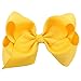 4.5" Solid Baby Girls Clip Hair Bows Large Set Of 16 Color