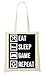 Price comparison product image Eat Sleep Game Repeat Gamming Shopping Tote Bag