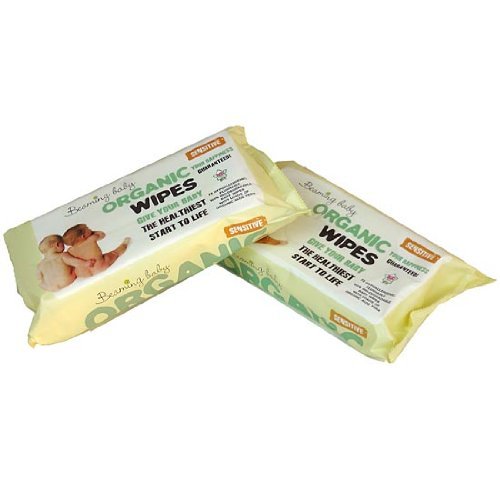 Beaming Baby Organic Baby Skincare Wipes - Pack of 72 Wipes