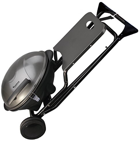 BBQ Elektro-Grill 2200 Watt mit 40 x 33 cm Grillplatte und 3 Meter Kabel, dank der Räder perfekt als Grillwagen, sicherer Stand, Kugelgrill, Tischgrill Standgrill Barbecue, Indoor & Outdoor - 7