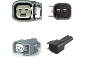 ZOUXO Connecteur d'injecteur - BOS EV6 / EV14 GRAY (SET) 15419715, 72098-06, 34062-0047