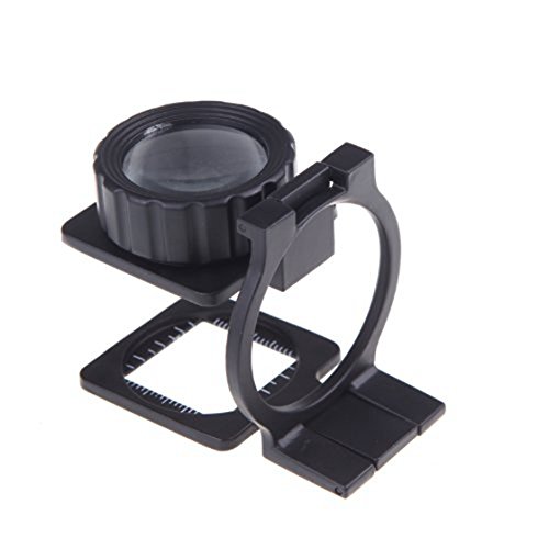 Multifuncional Ampliador - SODIAL R  20X Ampliador Plegable Estandar Medida Escala Lupa Magnificar Vidrio Portatil