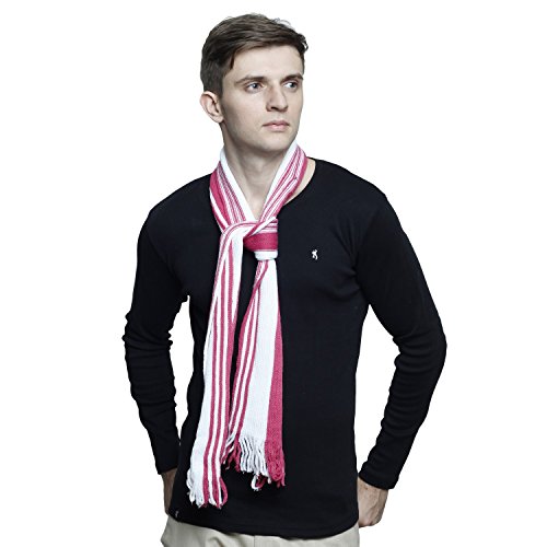 Grabberry Mens Pink Color Woollen Striped Muffler RS.230 (66.00% Off) - Amazon