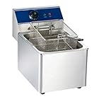 Bhavya enterprises Steel Electric Deep Fryer, 6.2L (Silver, BSF 06)