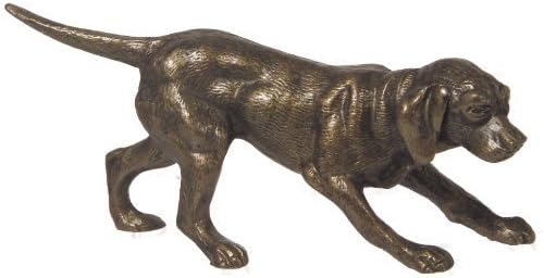 Gundog seeking Pheasants! Cold cast bronze figure by Paul Jenkins, from the Frith Sculpture - Naturally collection (GW002).