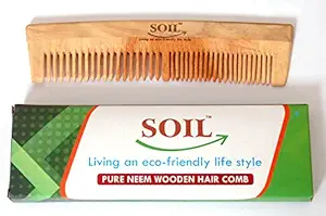SOIL Pure Neem Wooden Hair Comb