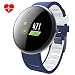 Produktbild Fitness Tracker mit Pulsmesser, Wasserdicht IP67 Aktivitätstracker mit Schrittzähler, Vibrationsalarm Anruf, SMS Beachten, Fitness Uhr für Damen Herren