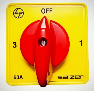 61060 40A 1Pole 3Way S40 B03 SALZER (L&T) Phase Selector Cam Operated Rotary Switch