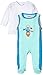 Julius Hüpeden Baby Boys 302170 Footies, Multicoloured (Blue Tint / Malibu Blue 730424), 0-3 Months (Herstellergröße: 62)