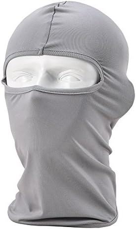 Unisex Balaclava - Sport Equipment / Windproof / Dustproof Balaclava / Adjustable Riding Face Mask ,Light Gray