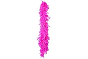 Boland - Boa en plumes 50 g, longueur env. 180 cm, années 20, Gatsby, carnaval, Halloween, carnaval, fête à thème, costume, théâtre