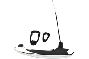 CWOQOCW 1 manija de puerta delantera derecha, manija de puerta exterior para Mini para Cooper R50 R52 R56 R57 R58 R59 R53 R55 2002-2015