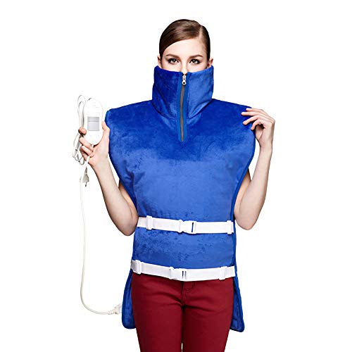 Preisvergleich Produktbild LIGHTOP Elektrisches Heizkissen Wärmekissen Ferninfrarotheizung beheizbare Schal Weste Warmhalteplatte Cape Multifunktions Schlauchschal Beheizte mit Überhitzungsschutz und 3 Temperaturstufen