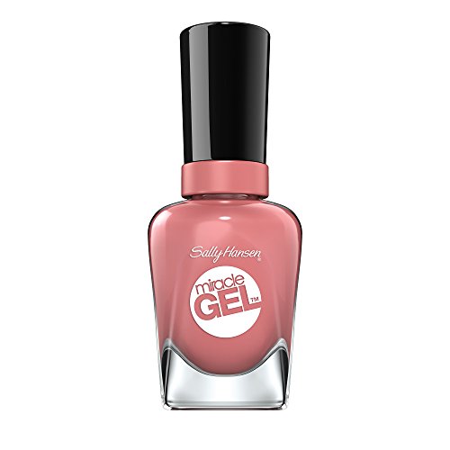 Sally Hansen Miracle Gel Nagellack, Farbe 244, Mauve-olous, beige / pink, 1er Pack (1 x 15 ml)