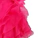 YIZYIF Baby Toddlers Girls Sleeveless Tutu Layered Flower Dress Birthday Party Baptism Dress Rose 3-6 Months