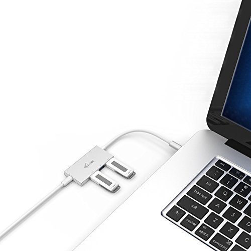 i-tec USB-C 3-port HUB, 3x USB 3.0, 1x USB-C Power, silber - 5