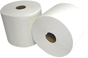 GLOBAL HYGIÈNE 2 bobines ouate essuyage industriel 2x18g/m² - 2 plis - 1000 formats 24x30cm - G905LSM- Certifié France Medical Industrie