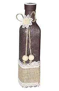 TIED RIBBONS Flower Vases with Artificial Flowers (21 cm X 6 cm) | Flower Vases for Living Room | Flower Vases with Artificial Flowers | Decorative Vases and pots