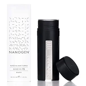 Nanogen Keratin Hair Thickening Fibers 30 gm (Black)