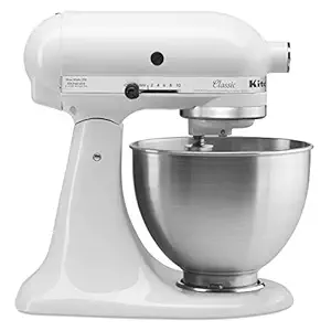 KitchenAid K45SSWH 250 Watt Tilt-head Stand Mixer, White