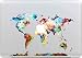 Produktbild Macbook Skin Aufkleber, Caroki Neues Kunst Stil Super dünn Abnehmbare Aufkleber Skin Abziehbilder für Apple MacBook (Colorful World Map)