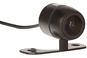 ERISIN 2-w-1 AHD/CVBS 170° kamera cofania z przodu / z tyłu samochodu wodoodporna uniwersalna kamera cofania mini linia prowadząca odległość