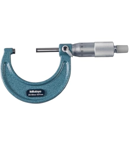 Set Di 4 Micrometri Esterni - Campo Di Misura 0-100mm - Precisione 0,01mm - Per Officina E Fai Da Te - Foto 10