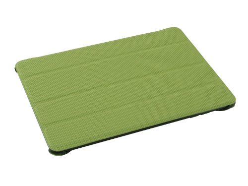 iPad Mini 1 Tasche Hülle Case aus strukturiertem Kunstleder, Grün - 2