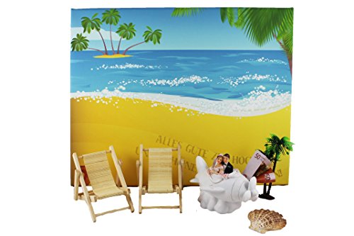 Geldgeschenk-Dekoset „Hochzeit und Flitterwochen“ – für Geldgeschenk zur Hochzeit - 5