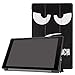 Produktbild XITODA neue Fire HD 10 2017 Tablet Hülle (7. Generation - 2017),Ultra Slim PU Leder Etui Tasche mit Stand Funktion Hülle für All-New Amazon Fire HD 10,1 Zoll Tablet Case Cover Schutzhülle(Smile)