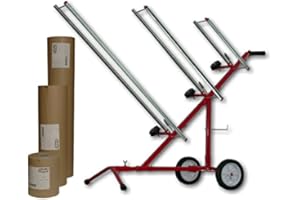 ‎ALLORA AllorA Mobile Paper Stand with 3 Rolls of Masking Paper Dispenser Paint Stand